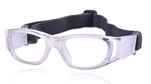 VOLOCOVER（TM Unisex Kids Protective Sports Goggles Glasses for Basketball Football Volleyball Squash Hockey (White) - Image 4