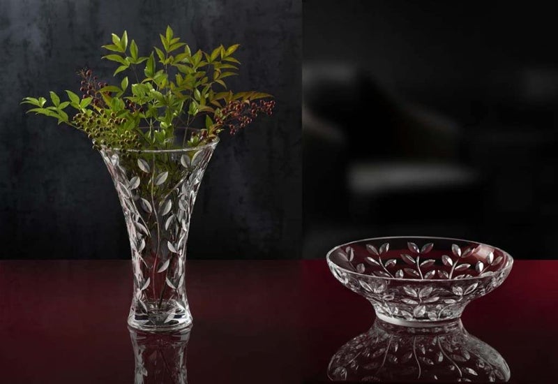 Barski Vase - Round Opening Glass Vase - for Flowers - Roses - Designed - 11.75" H - by Barski - Made in Europe - Image 3