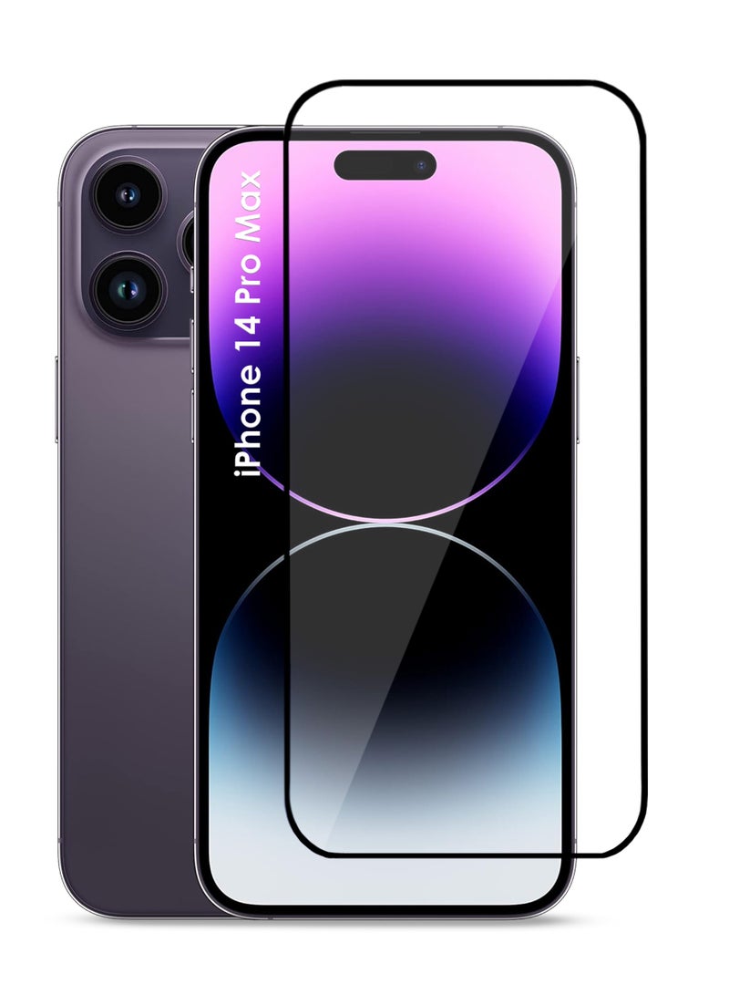 S-TOP Apple iPhone 14 Pro Max Screen Protector - Premium Full Screen Tempered Glass For Apple iPhone 14 Pro Max , High Transparency, Delicate Touch, Anti-Explosion, Smooth Arc Edges, Easy Installation - Image 1