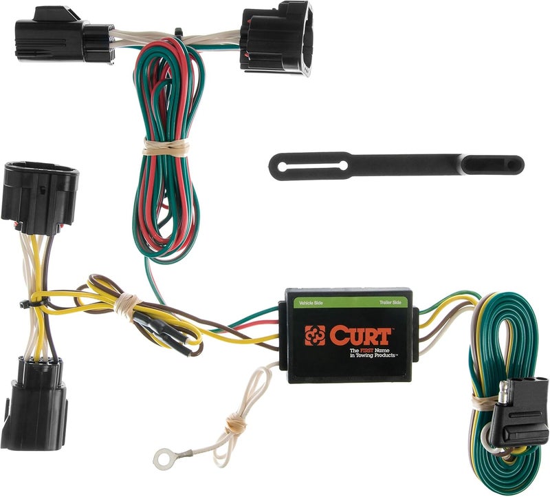 CURT 55414 Vehicle-Side Custom 4-Pin Trailer Wiring Harness for Jeep Commander - Image 1