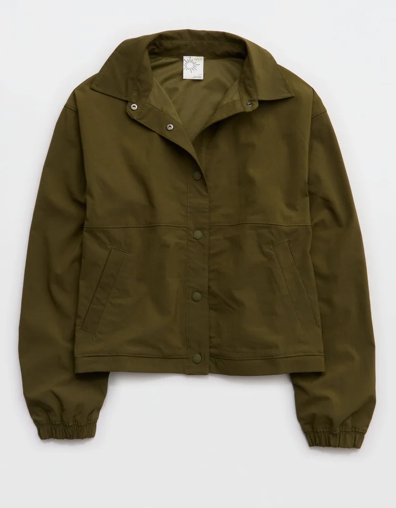 Aerie  OFFLINE By Aerie Nylon Button Up for Women | Best Price UAE