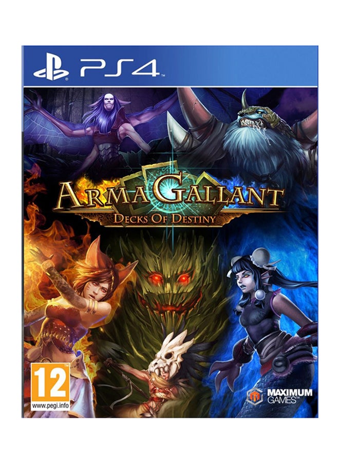 Arma Gallant Decks Of Destiny (Intl Version) - Action & Shooter - playstation_4_ps4