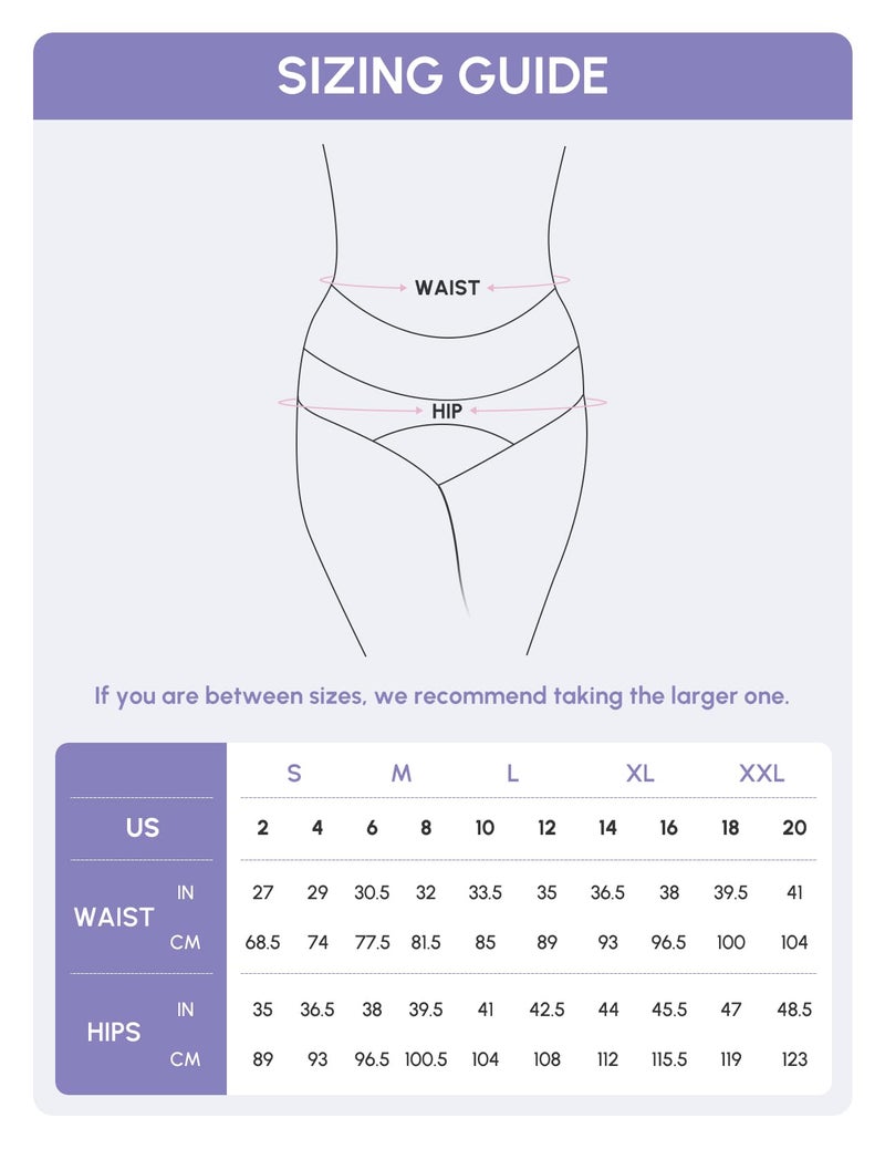 FallSweet No Show High Waist Briefs Underwear for Women Seamless Panties Multi Pack (Black3Grey2 (5 pack), S) - Image 5