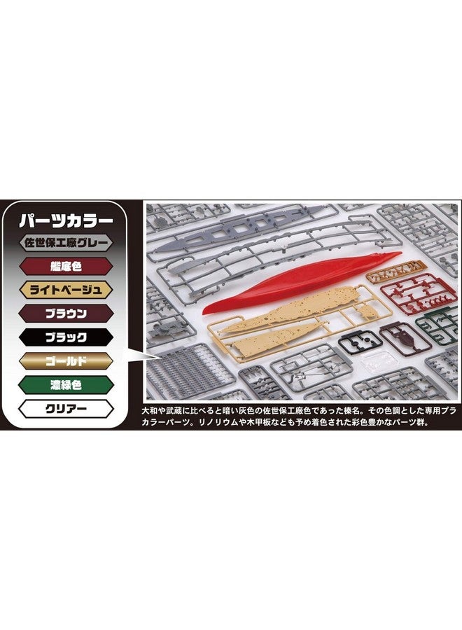 Fujimi Model 1/700 Ship Next Series No. 15 Japanese Navy Battleship Haruna, 1950/Operation Kai-ichi, Color Coded, Plastic Model Ship NX15 - Image 3
