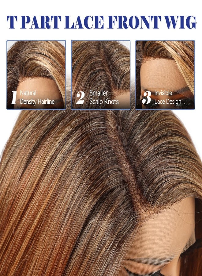 HAIRCUBE Chestnut Brown Synthetic Lace Front Wig, 10 Inch Layered Glueless Bob Wig, Natural Density Hairline Wigs for Women Daily Use - Image 2