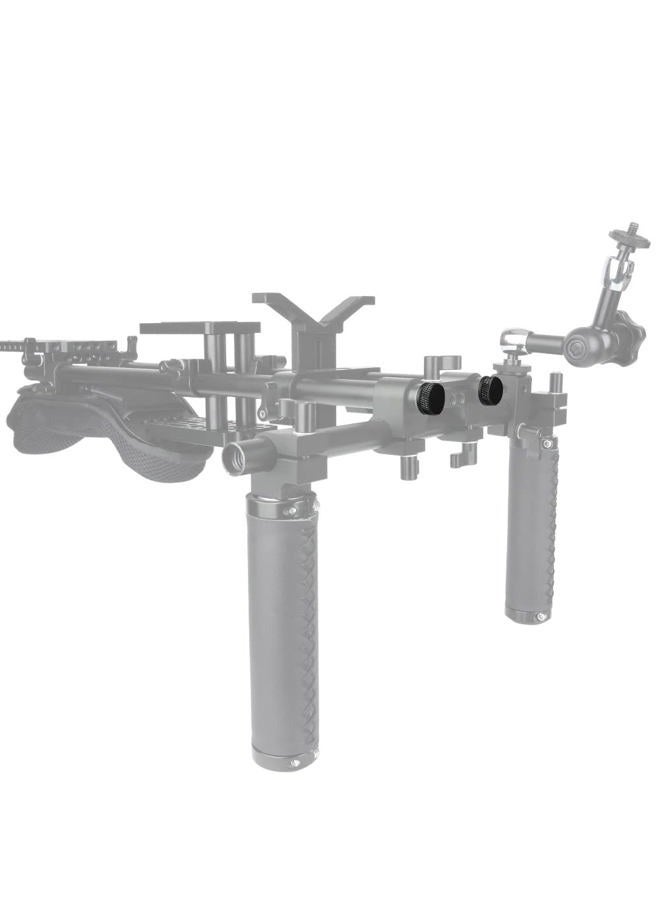 NICEYRIG 15mm Rod Rail Extension Connector M12 Thread and Rod End Stopper Screw Applicable for Standard 15mm Rod Support DSLR Rig Rail Block - 460 - Image 4