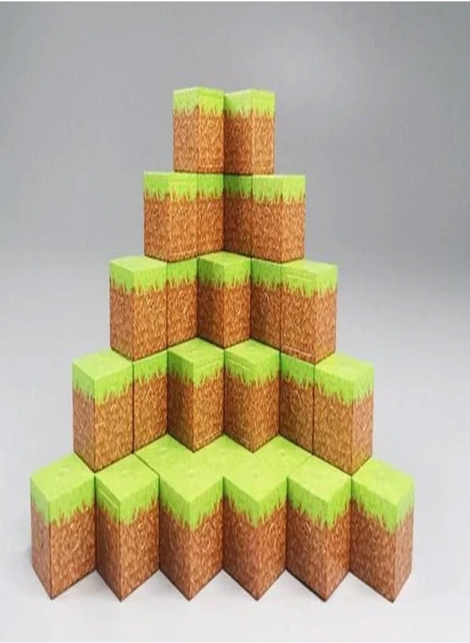 AirYoung - Game Magnetic Building Blocks , Children's Educational Game Accessories, Miniature World Building Toys Cube Construction 25MM Super Large Size, Puzzle Building Block Family Parent-child Game - Image 1