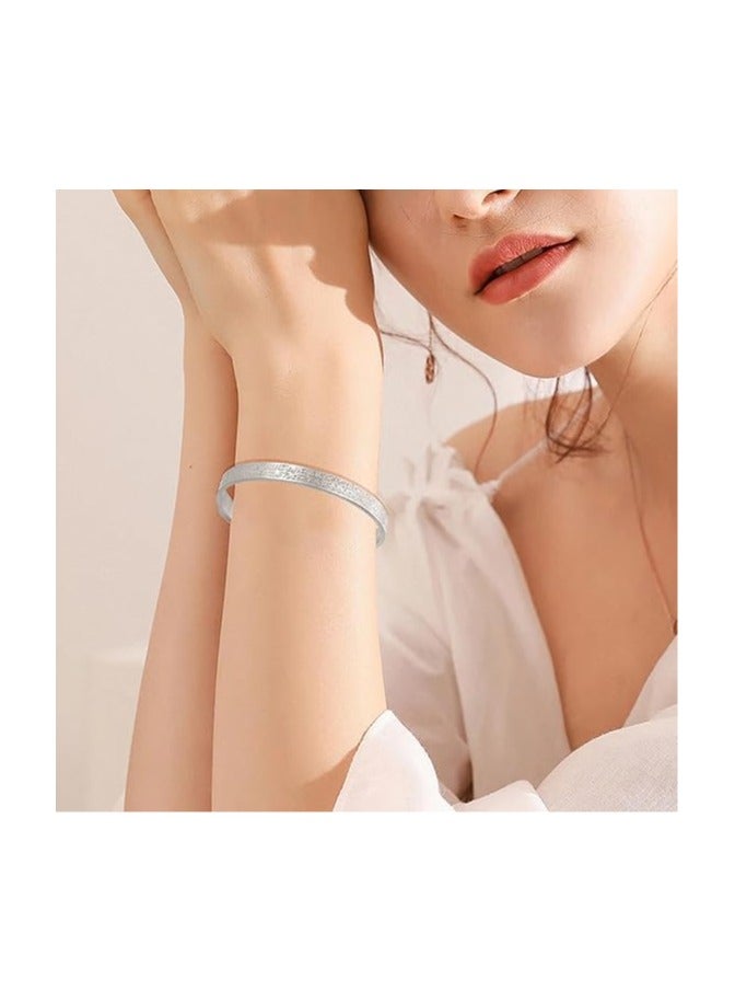 فيروز جوليري اساور من ستانلس ستيل بتصميم مفتوح سهل الارتداء الجنسين وتناسب جميع الاشخاص من فيروز جوليري - Image 5