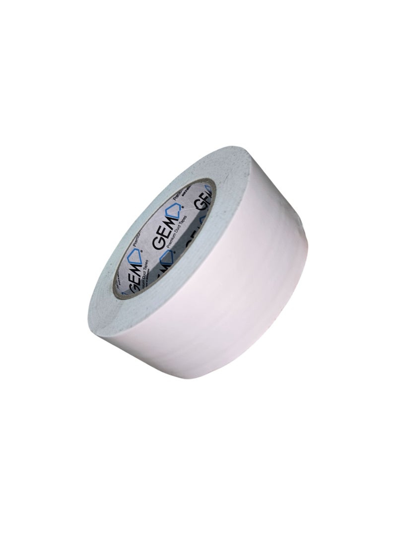 Gem Premium Duct Tape 50mm x 25m Strong Adhesive White - Image 5