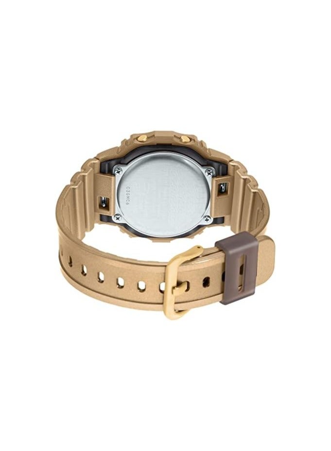 Casio G-Shock Watch - DWE-5600HG-1DR Gold Dial, Gold Band - Image 3