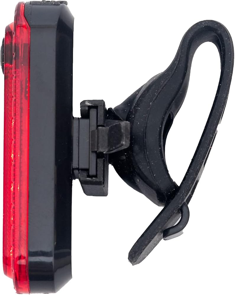 Mountain Gear USB Rechargeable LED Bike Tail Light, Bright Bicycle Red Light, Cycling Safety Flashlight, Black, S - Image 2