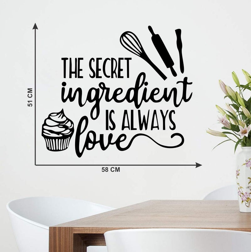 Sticker Studio Cooking Ingridient Wall Sticker and Decals Vinyl,Black (58 Cm X 51 Cm) - Image 3