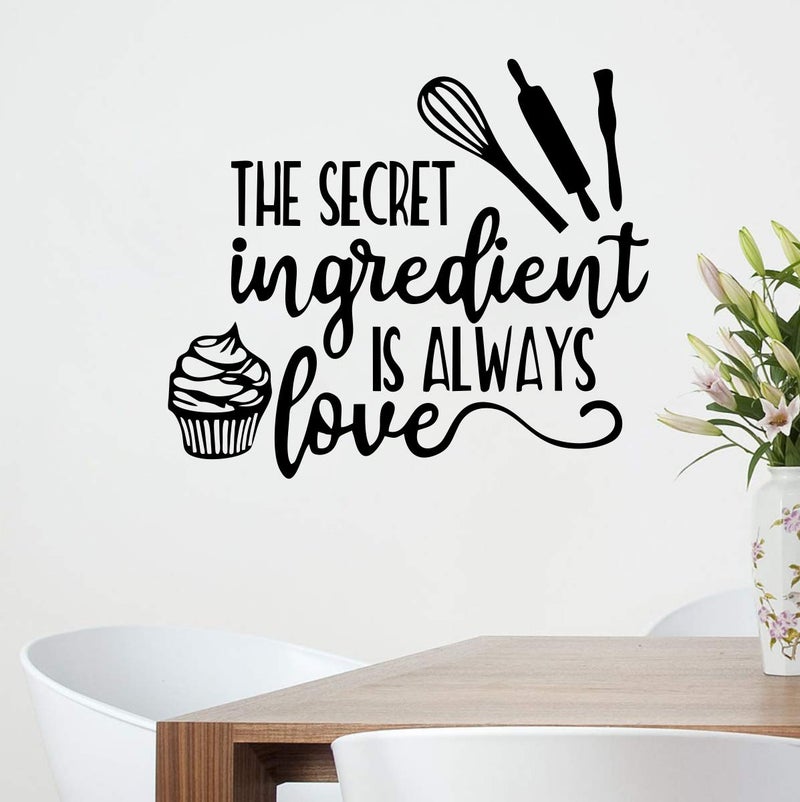 Sticker Studio Cooking Ingridient Wall Sticker and Decals Vinyl,Black (58 Cm X 51 Cm) - Image 1