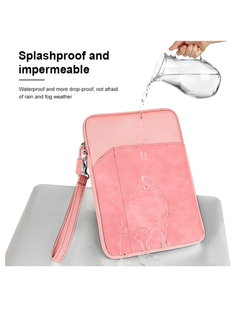 Y&D 9-11 Inch Tablet Sleeve Bag Carrying Case for iPad Pro 11 2021-2018 Air 5/4 10.9 10.2 Galaxy Tab A8 10.5/Tab S8 11" Surface Go 2/1 Protective with Pocket Pink  - Image 3