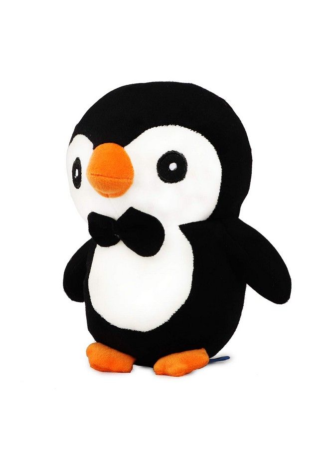 Webby Soft Animal Plush Penguin Toy 20Cm Black - Image 3