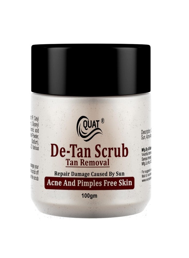 Quat De-Tan Scrub for Tan Removal, Acne and Pimples Free Skin, 100g - Image 1