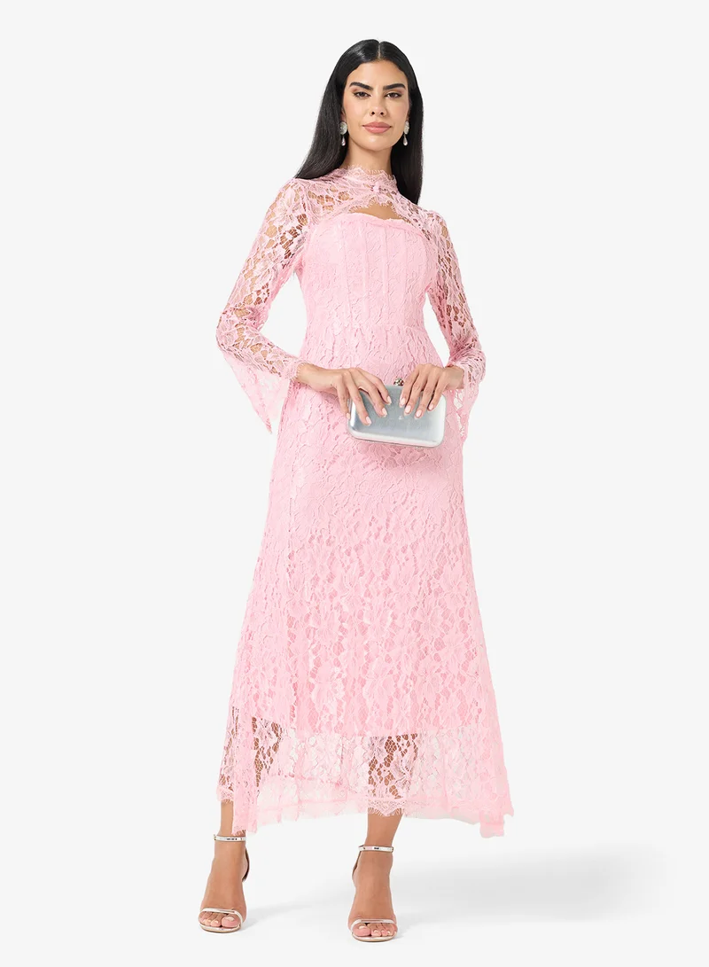 Khizana  Lace A-line Dress for Women | Best Price UAE