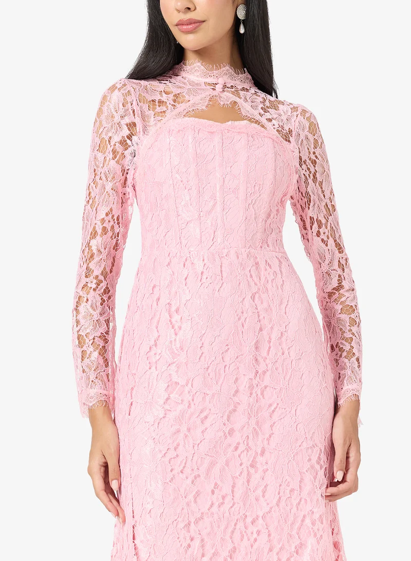 Khizana  Lace A-line Dress for Women | Best Price UAE