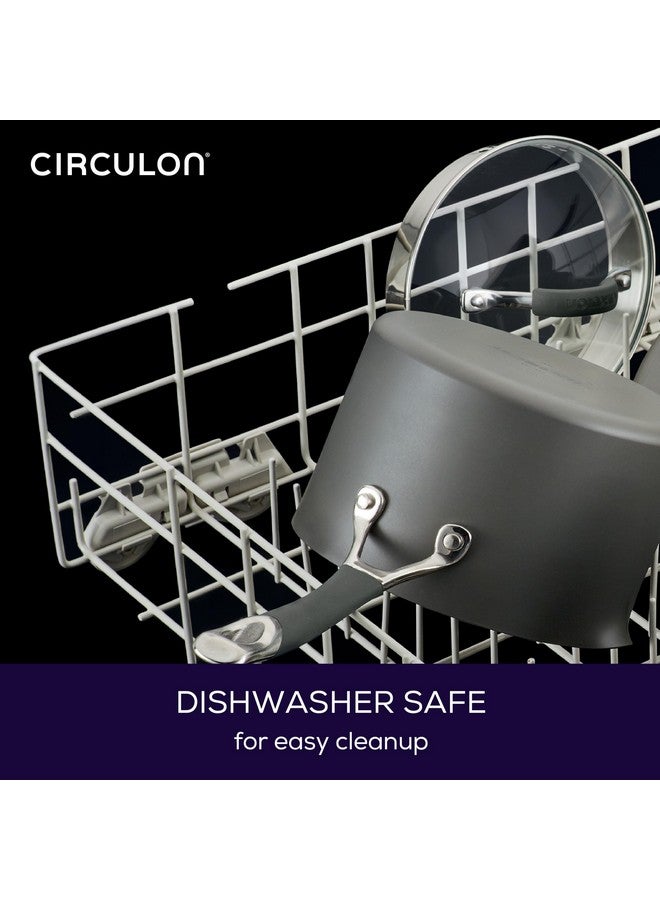 سركيولن سيركيولون - 83906 مقلاة سيركيولون راديانس غير لاصقة مطلية بأكسيد صلب / مقلاة / مقلاة مطلية بأكسيد صلب بمقبض مساعد - 14 بوصة، رمادي - Image 3