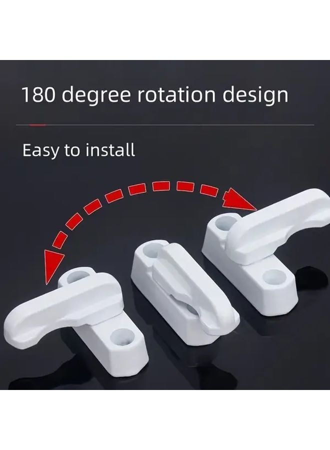 3 قطع أقفال باب على شكل T ثقيلة المقاومة للسرقة للنوافذ المنزلية والخزائن - Image 5