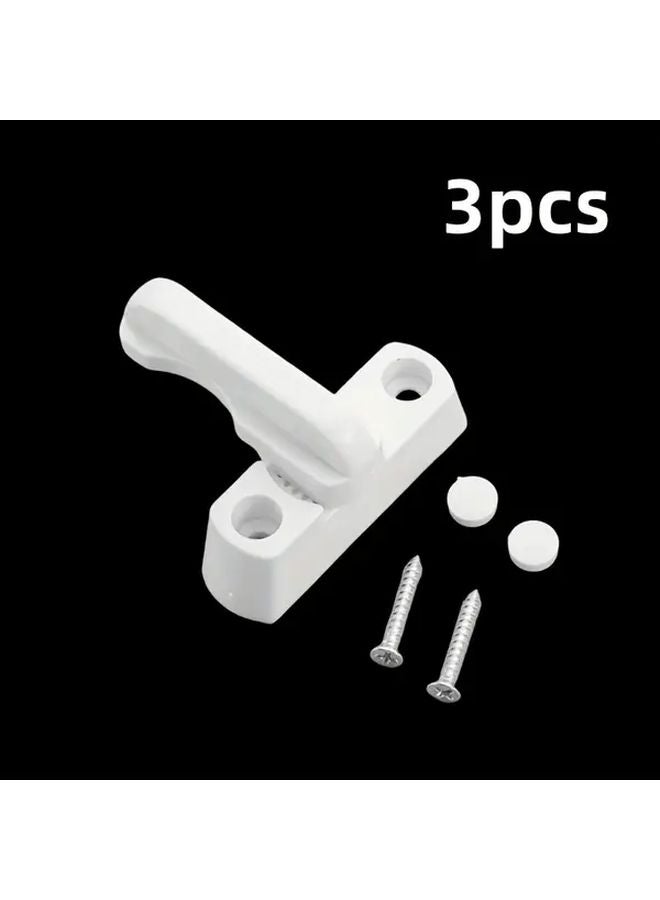 3 قطع أقفال باب على شكل T ثقيلة المقاومة للسرقة للنوافذ المنزلية والخزائن - Image 1