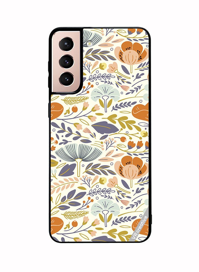VR CREATIVE Protective Case Cover For Samsung Galaxy S21 Plus 5G Orangiea Design Multicolour - Image 1