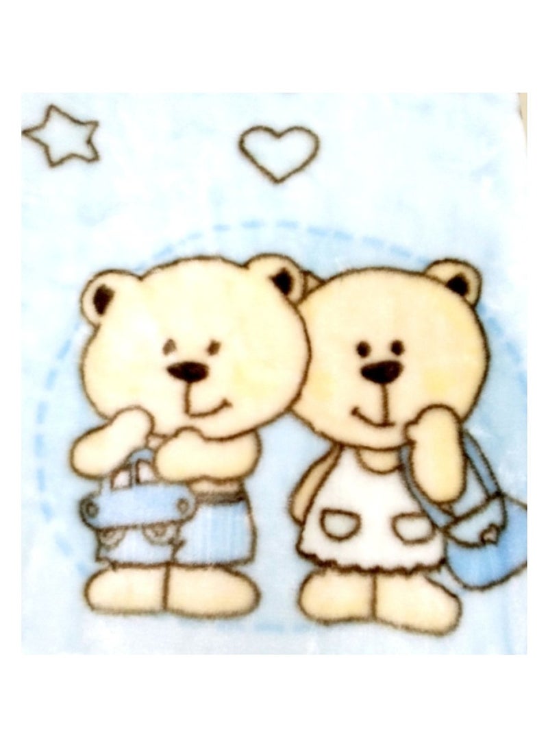 Mora Baby Blanket Coat 80x90 CM 928 - Blue - Image 2