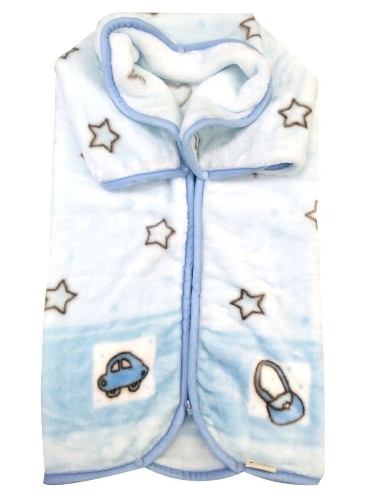 Mora Baby Blanket Coat 80x90 CM 928 - Blue - Image 3
