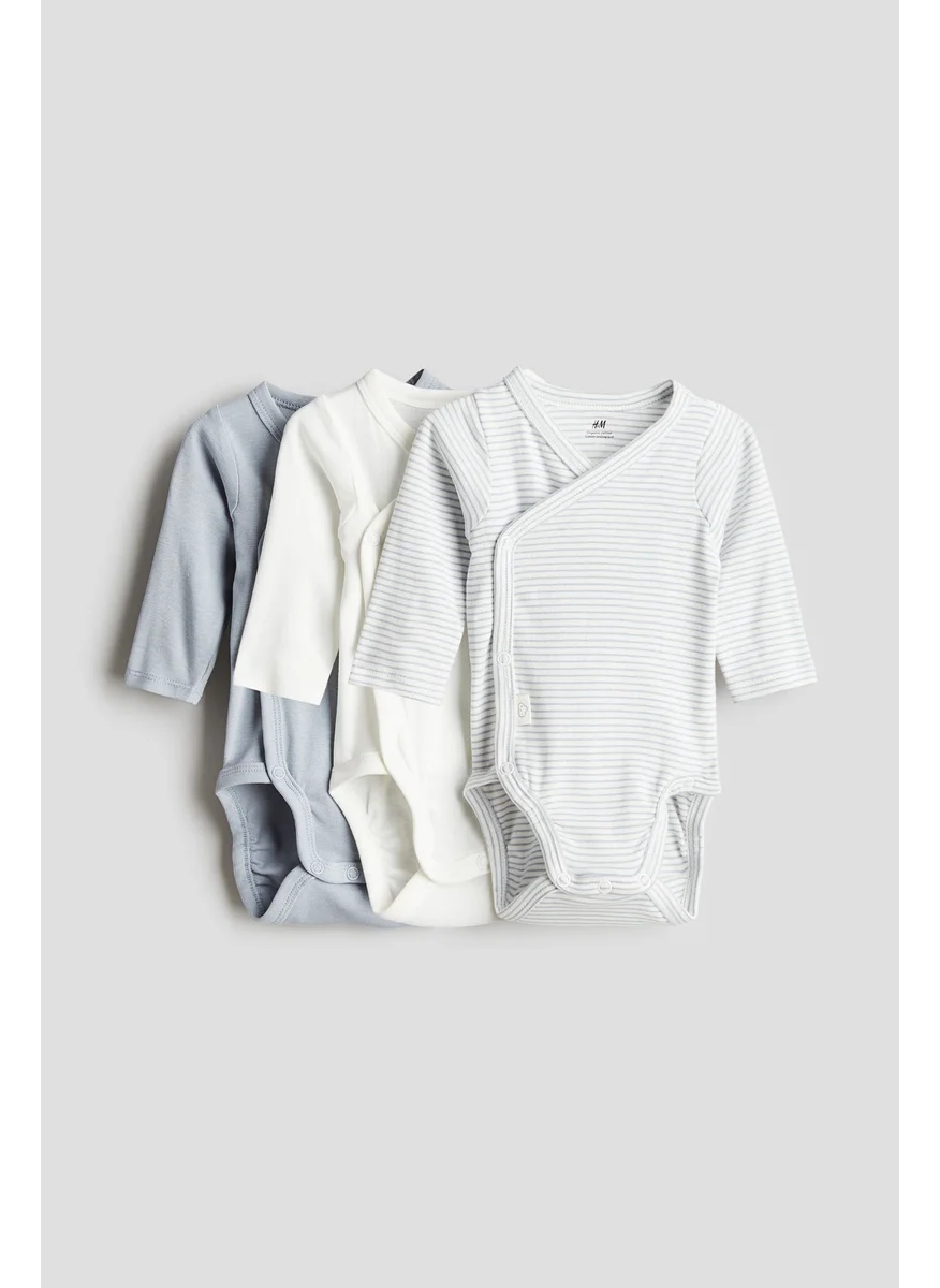 H&M 3-Pack Long-Sleeved Bodysuits