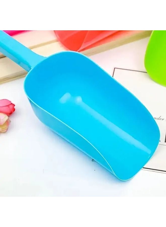 1 Pc Random Color Multipurpose Kitchen Scoop For Rice Popcorn Flour Easy Clean - Image 1