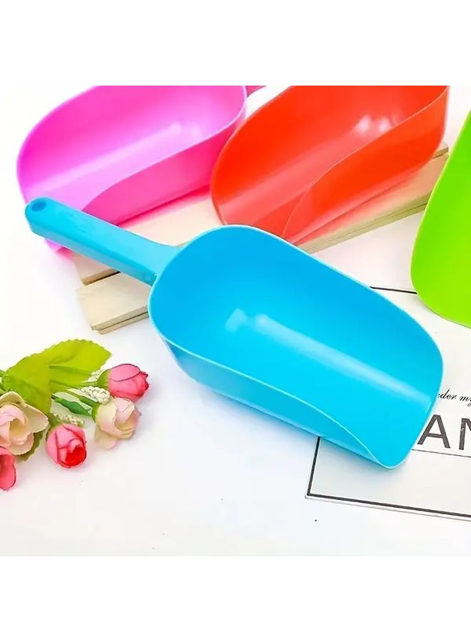 1 Pc Random Color Multipurpose Kitchen Scoop For Rice Popcorn Flour Easy Clean - Image 3