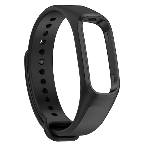 VEROX Adjustable Replacement Band Compatible with Oneplus Watch Smart Band Strap and Oppo Smart Band Strap- Black - Image 1