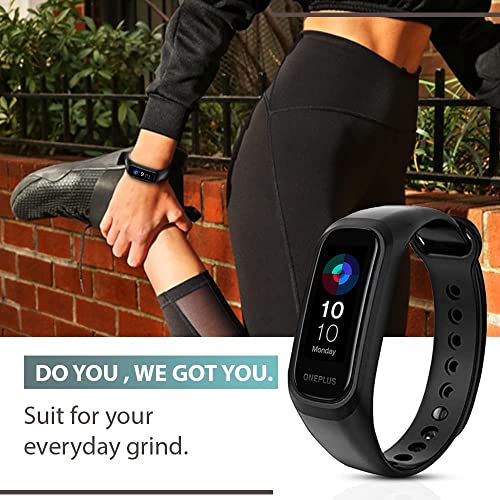 VEROX Adjustable Replacement Band Compatible with Oneplus Watch Smart Band Strap and Oppo Smart Band Strap- Black - Image 5