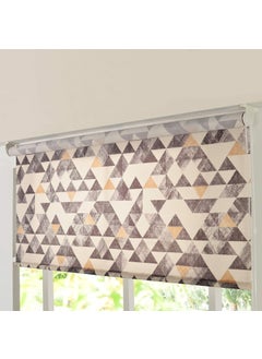 Deco Window Deco Window Semi Blackout Printed Roller Blinds for Windows 39 Inches W X 84 Inches H Grey Light Filtering RollUp Shades Sun UV Protection for Home Office  - Image 2