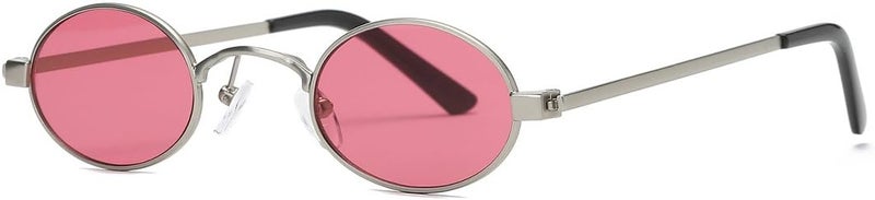 kimorn نظارات كيمورن الشمسية، إطار معدني صغير مستدير، ألوان حلوى، عدسات للجنسين K0577 - Image 1