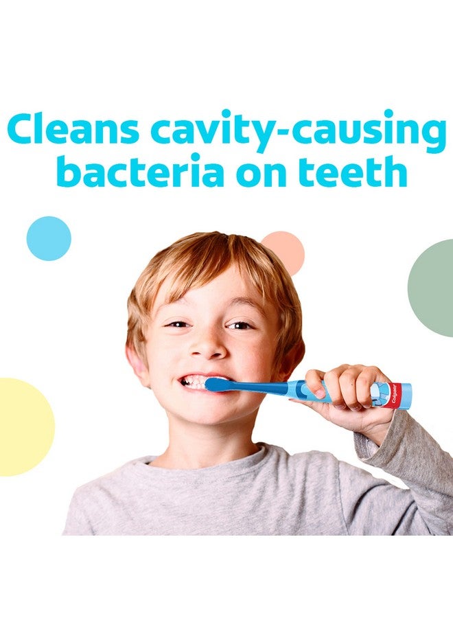 كولجيت معجون أسنان كولجيت للأطفال بلوي بالفلورايد، يُحارب التسوس، بنكهة فواكه خفيفة، خالٍ من السكر، أنبوب 4.6 أونصة - Image 4