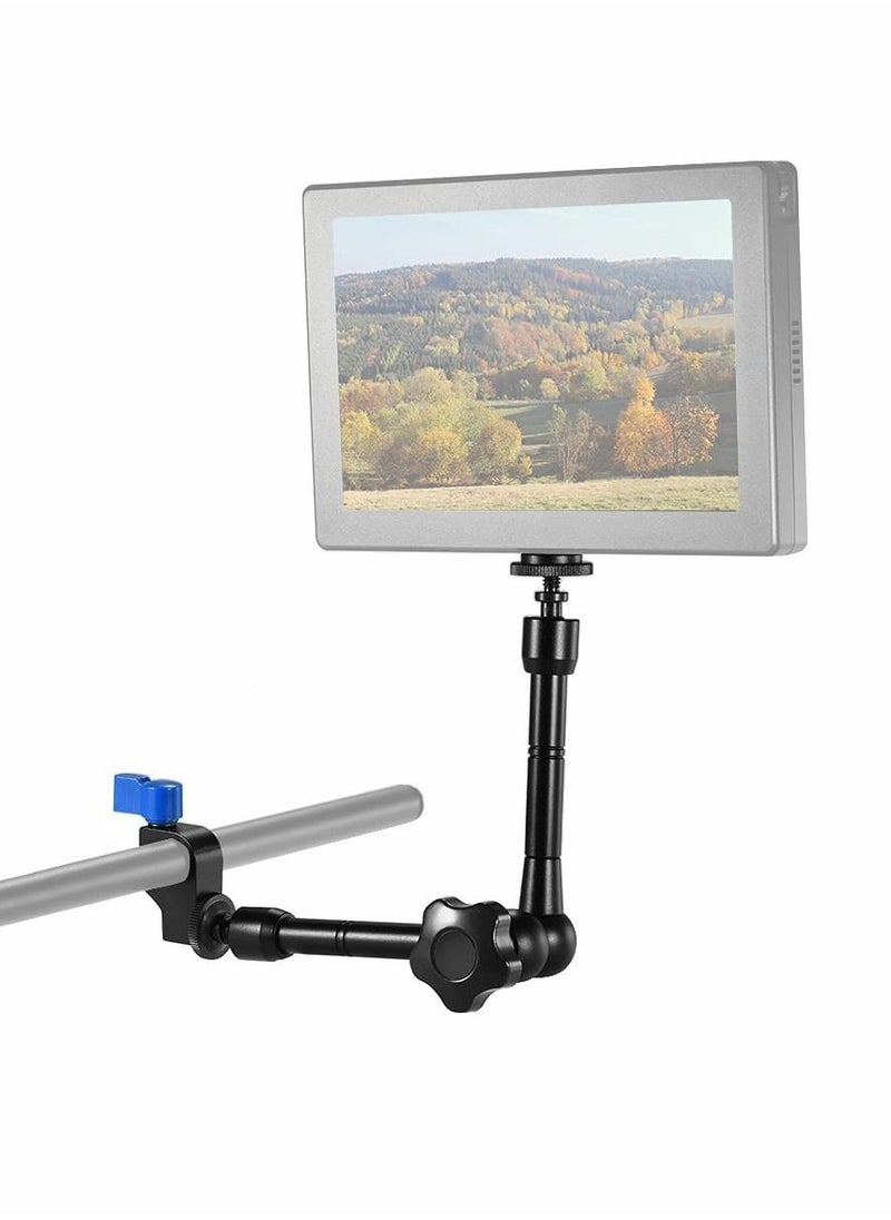 Y&D - Articulating Friction Arm, Adjustable Adapter with 15mm Rod Clamp Mount for Field LED Light Flash Microphone Camera Cage Rig - Image 1