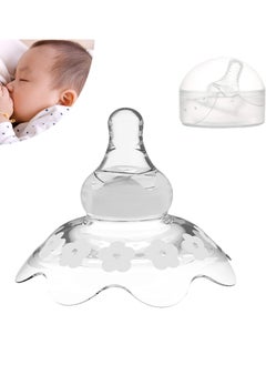 Chabeia Nipples Shield for Breastfeeding, Breastfeeding Nipples Shield with Storage Box, Nipple Shields for Nursing Newborn with Inverted and Sore Nipple, Nipple Shield with BPA and BPS Free  - Image 1