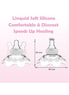 Chabeia Nipples Shield for Breastfeeding, Breastfeeding Nipples Shield with Storage Box, Nipple Shields for Nursing Newborn with Inverted and Sore Nipple, Nipple Shield with BPA and BPS Free  - Image 2