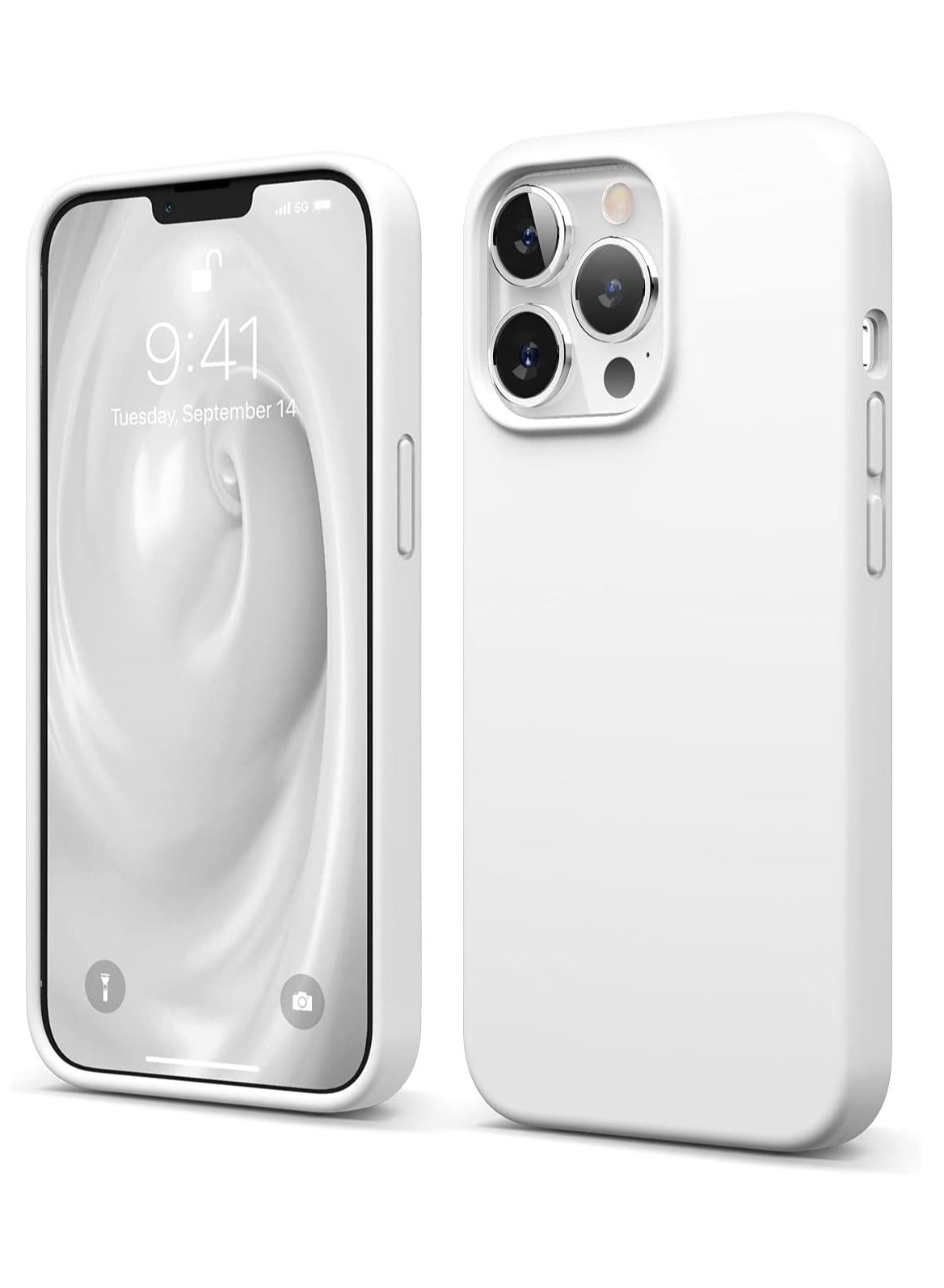 بورتوني BORTONY iPhone 15 Pro Case Liquid Gel Silicone Rubber 6.1 inch