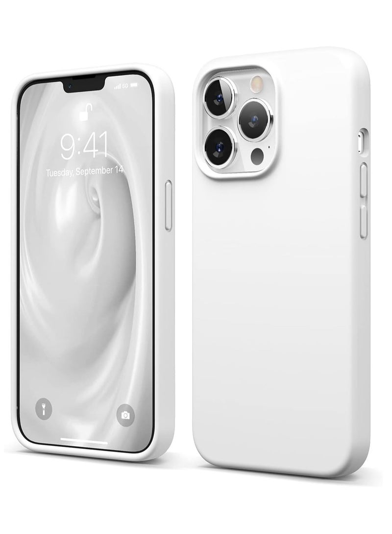 BORTONY iPhone 15 Pro Case Liquid Gel Silicone Rubber Soft Silky Touch Anti Scratch Shockproof Protective Cover 6.1 Inch - Image 1