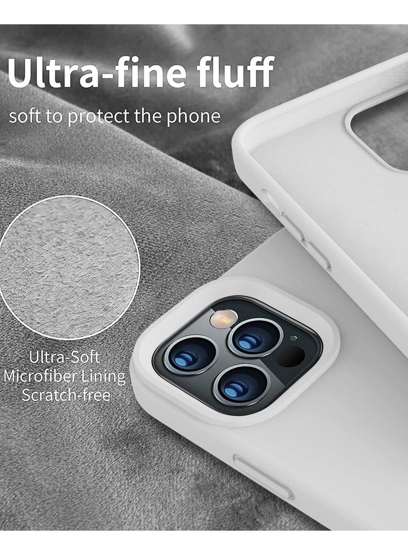 BORTONY iPhone 15 Pro Case Liquid Gel Silicone Rubber Soft Silky Touch Anti Scratch Shockproof Protective Cover 6.1 Inch - Image 3