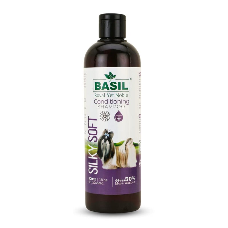 Basil Silky Soft Conditioning Shampoo, 250 ml - Image 1