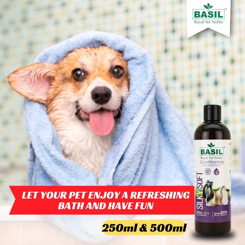 Basil Silky Soft Conditioning Shampoo, 250 ml - Image 4