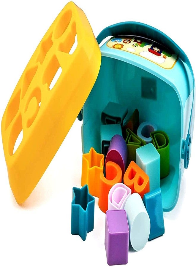 BELLABOTA Baby's First Shape Sorting Blocks Learning- Educational Activity Toys with 16 Building Blocks - Multicolor (16 Pieces) - Image 5