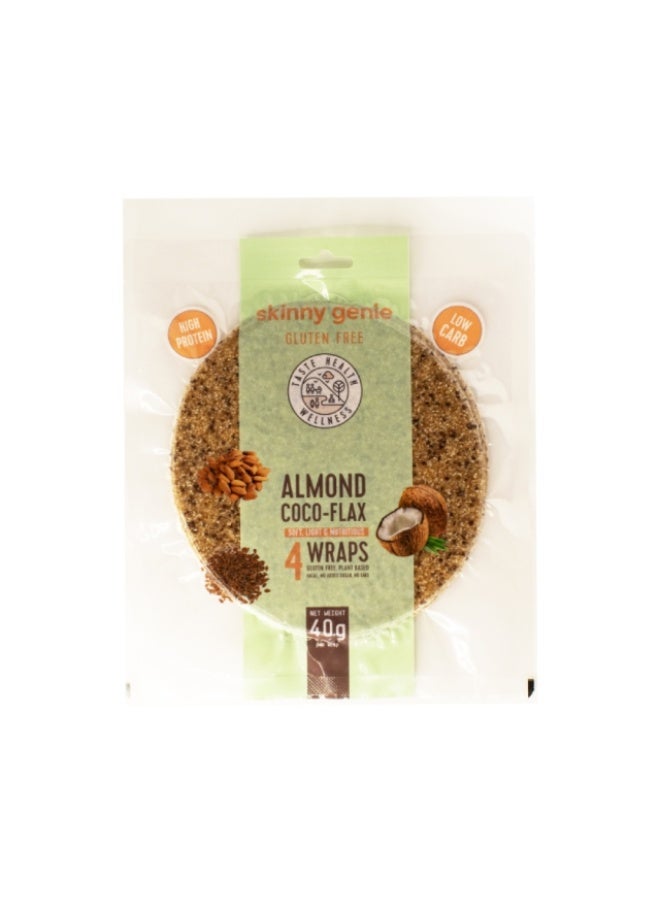Almond Coco-Flax Wrap 4pcsx40g
