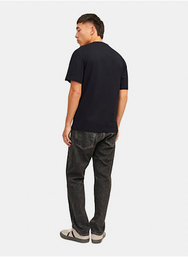 Jjecaleb Varsity Tee Ss O-Neck Noos