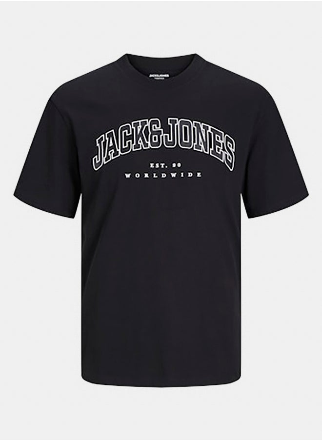 Jjecaleb Varsity Tee Ss O-Neck Noos