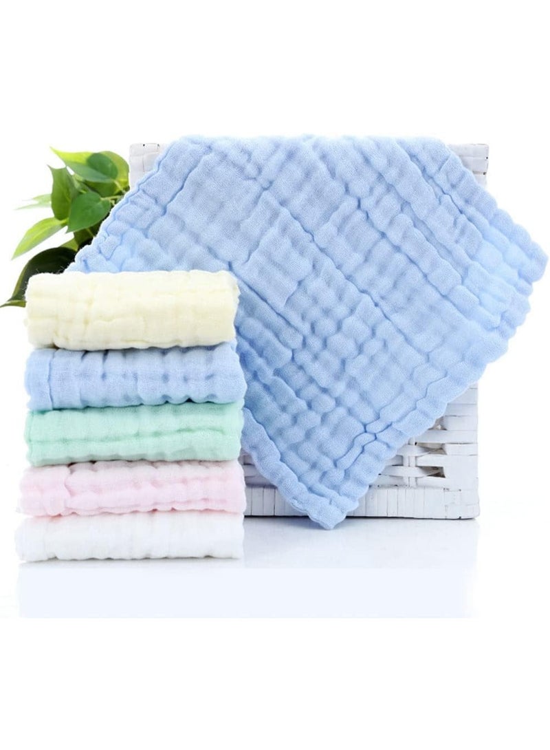 بلومنغ تايم 5 قطع من مناشف وأغطية استحمام الأطفال من الموسلين، منشفة ناعمة للأطفال حديثي الولادة ومنشفة استحمام من الموسلين للبشرة الحساسة - Image 4