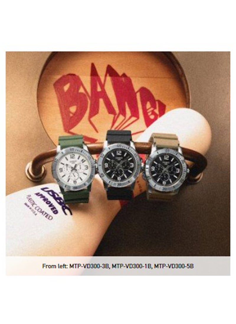 CASIO ساعة يد تناظرية للرجال MTP-VD300-1BUDF القياسية - Image 2
